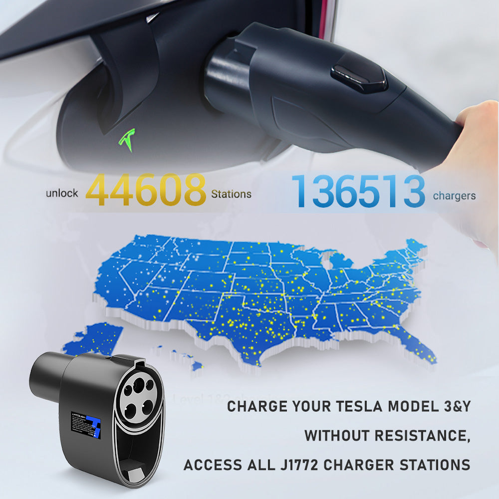 Tesla Charger Adapter CCS to Tesla Model 3/S/X/Y Tesla Accessories –  LaTough Inno Tech