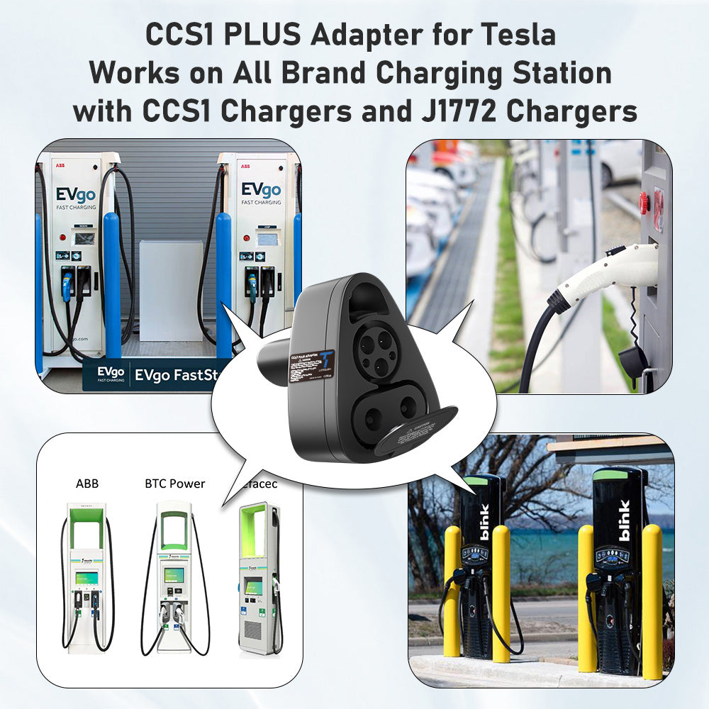 Comprar CCS to Tesla Charger Adapter,Tesla CCS1 Combo Charging Adapter Tesla  Accessories for Model Y/3/S/X,250KW Power DC for Any Level 3 Fast Charging  Stations with CCS Plug-Supercharger for Tesla Owner Only en